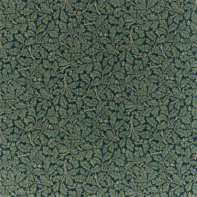 Oak Fabric - Teal/Slate - Morris & Co - 226614 - Premier Wallcovering