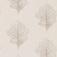 Oak Filigree Wallpaper - Milk/Pearl - Sanderson - DWOW215699