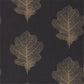 Oak Filigree Wallpaper - Charcoal/Bronze - Sanderson - DWOW215700