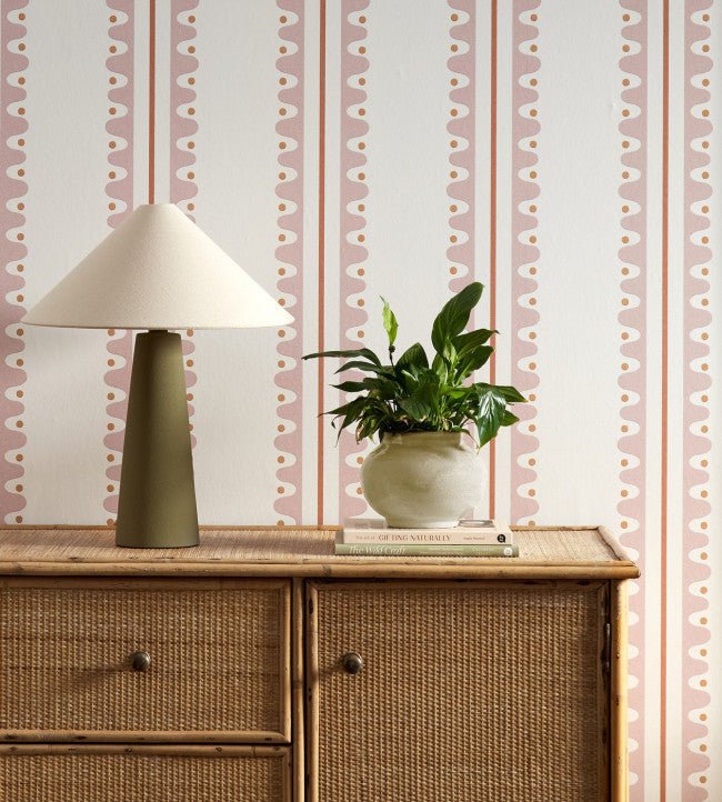 Oakham Wallpaper - Blush - Scion - NSCW113238