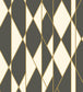Oblique Wallpaper - Black, White and Metallic Gold - 105/11049 - Cole & Son - Premier Wallcovering