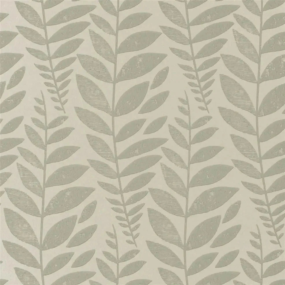 Odhni Wallpaper - Steel - P627/09 - Designers Guild