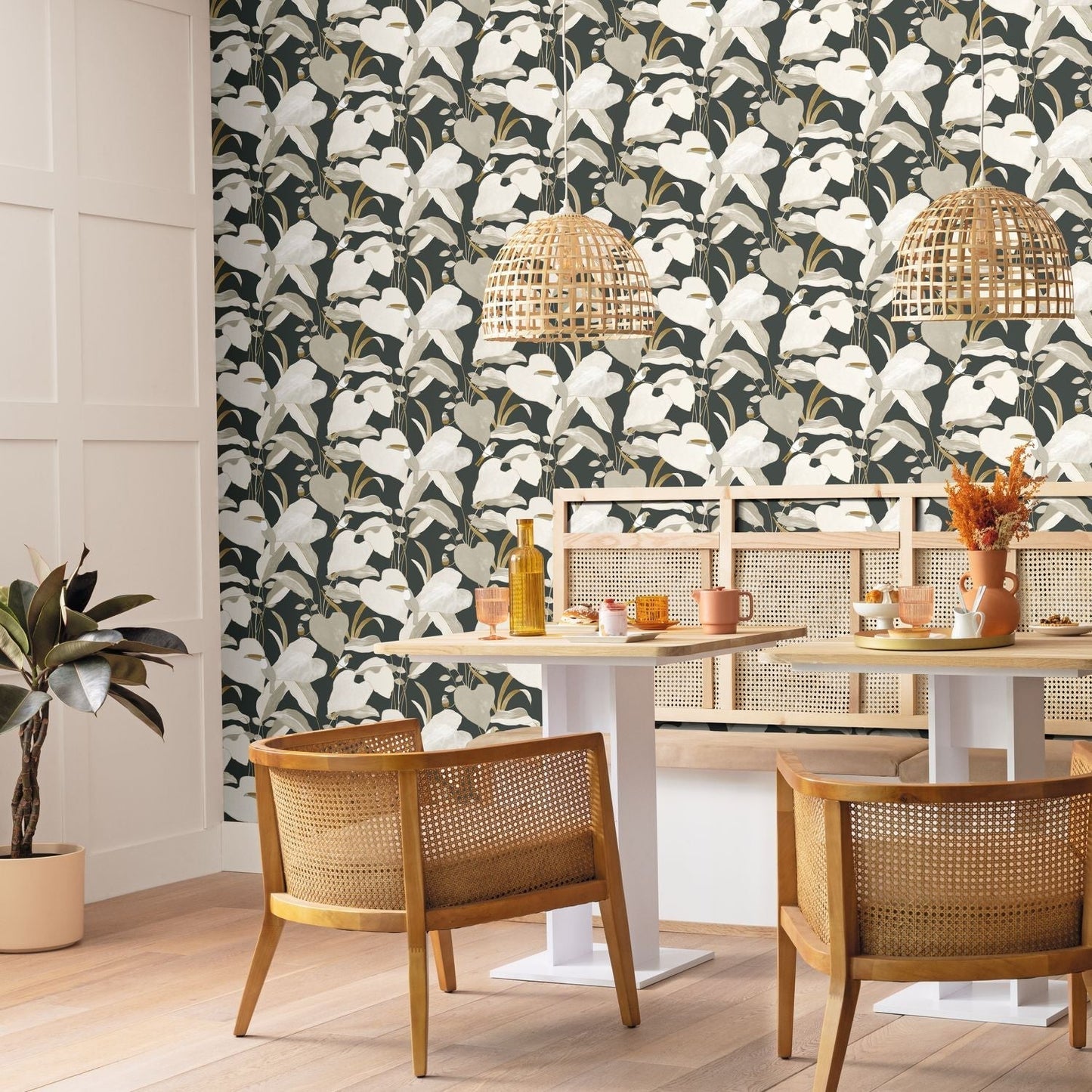 Odyssee Amazonia Wallpaper - Noir - Caselio - 101421202