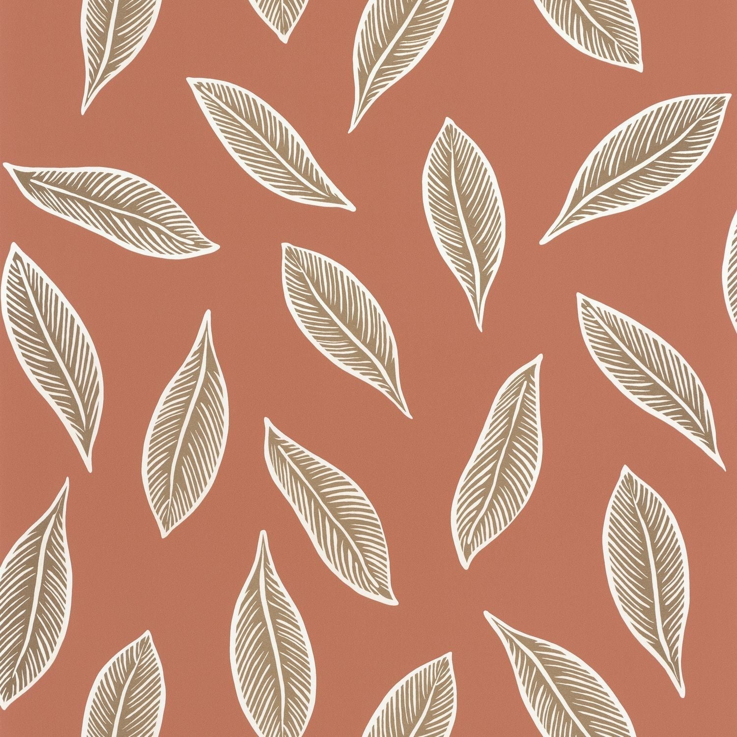 Odyssee Gabon Wallpaper - Terracota - Caselio - 101443339