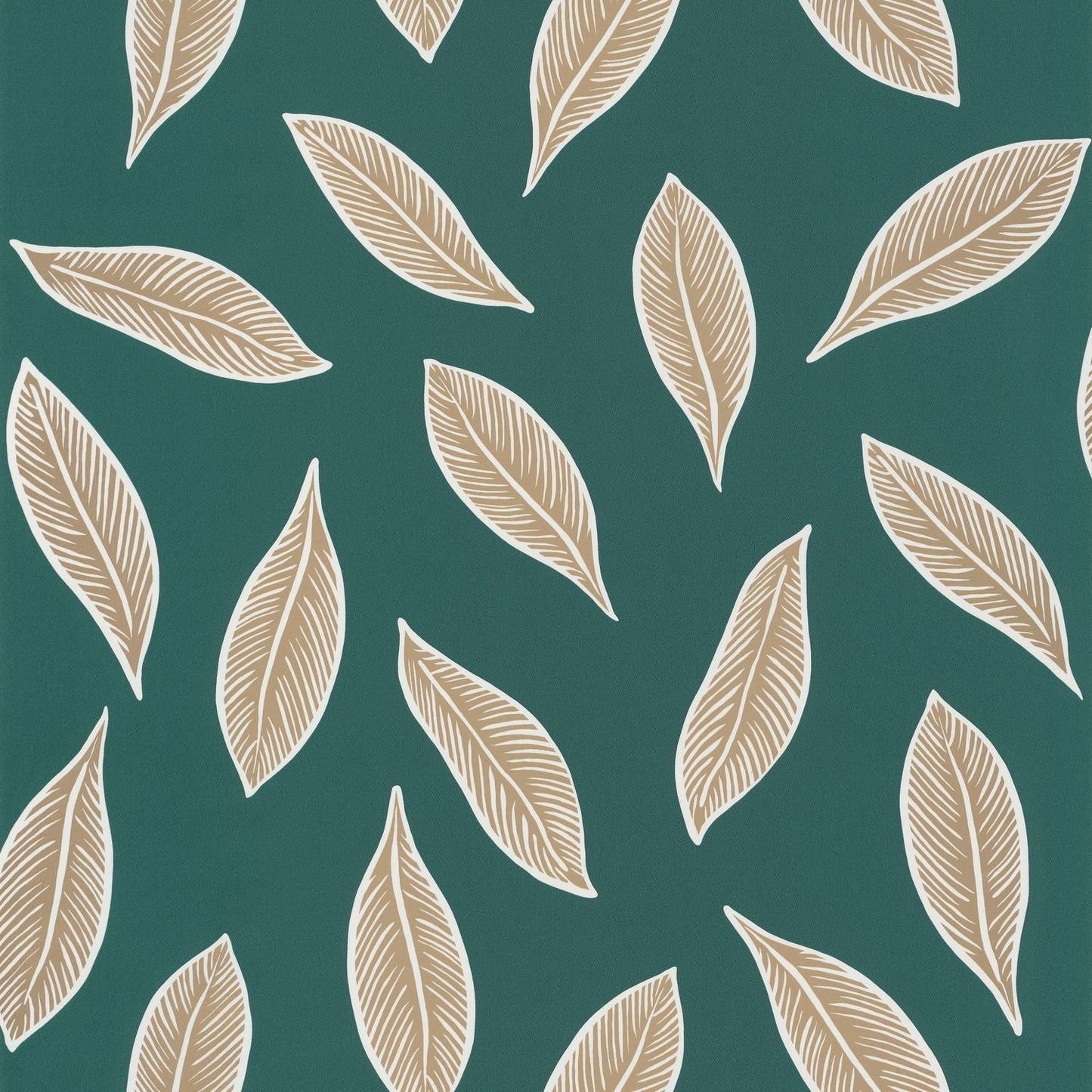 Odyssee Gabon Wallpaper - Vert Emeraude - Caselio - 101447802