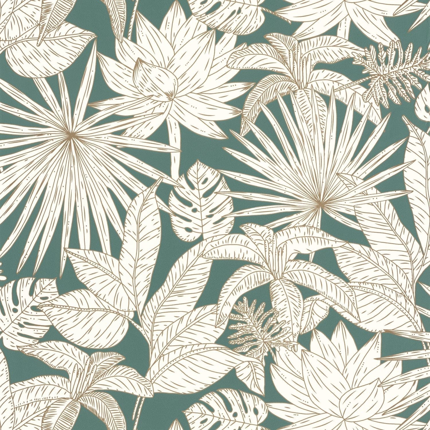 Odyssee Hawai Wallpaper - Anglais - Caselio - 101437299