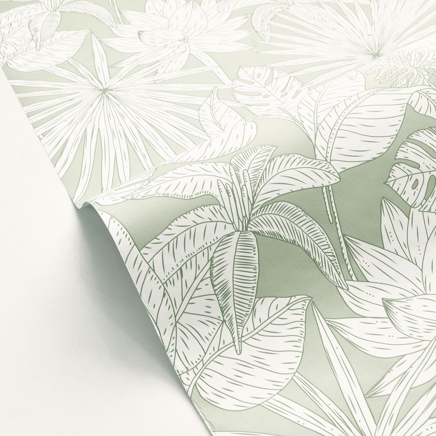 Odyssee Hawai Wallpaper - Vert D'eau - Caselio - 101437041