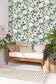 Odyssee Hawai Wallpaper - Bleu Nuit - Caselio - 101436625