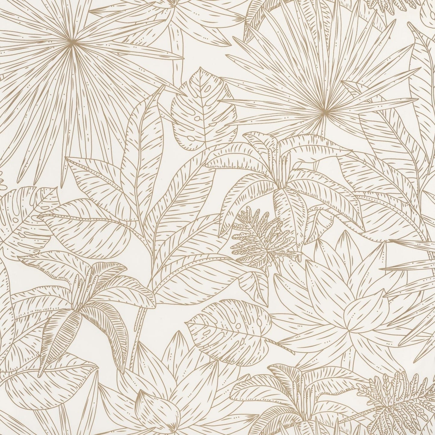 Odyssee Hawai Wallpaper - Blanc - Caselio - 101430020