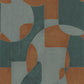 Op'art Gallery Wallpaper - Vert And Cuivre - Casadeco - 86097503 - Premier Wallcovering