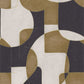 Op'art Gallery Wallpaper - Camel And Noir - Casadeco - 86092410 - Premier Wallcovering