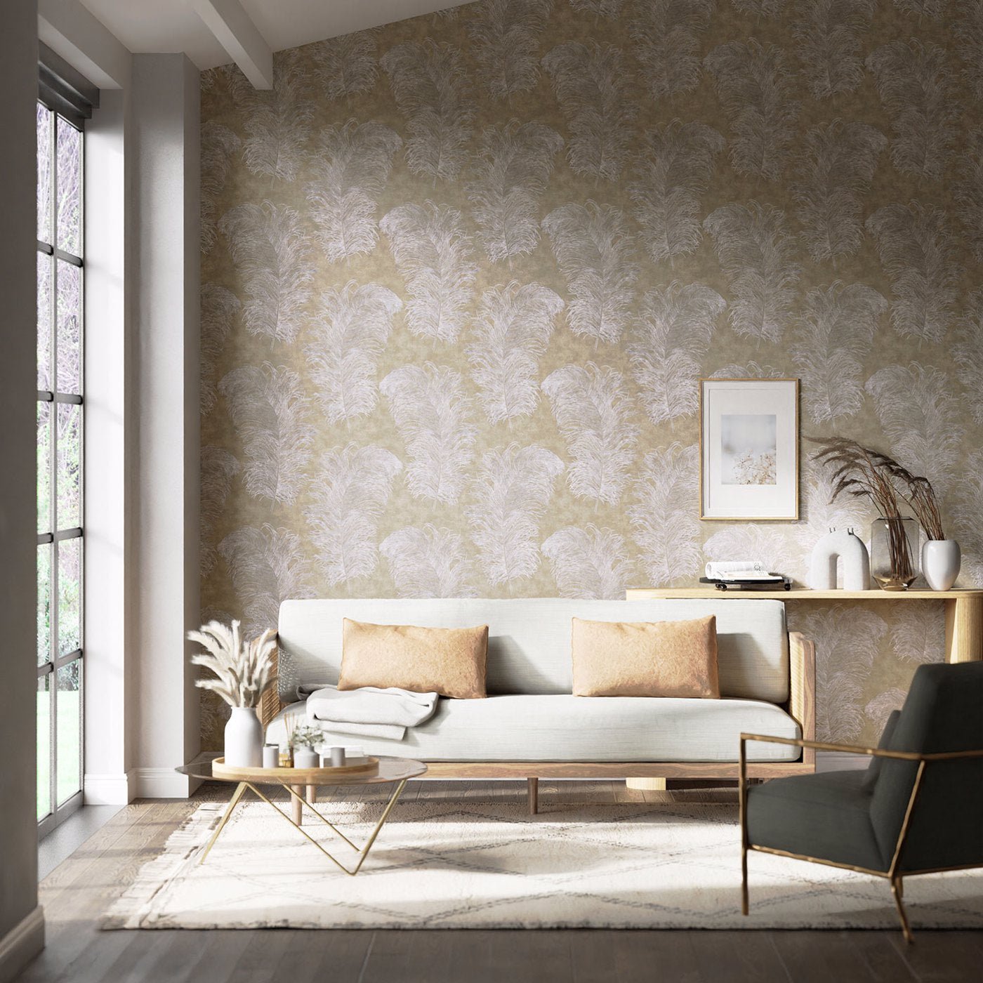 Operetta Wallpaper - Pebble - Harlequin - HGAT111236 - Premier Wallcovering
