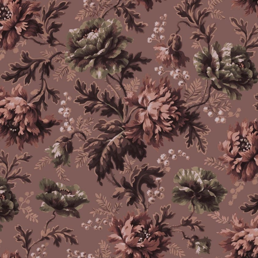 Opia Wallpaper - Old-Rose - House of Hackney - 1-WA-OPI-DI-OLR-XXX