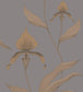 Orchid Wallpaper - Metallic Bronze & Soot - 95/10056 - Cole & Son - Premier Wallcovering
