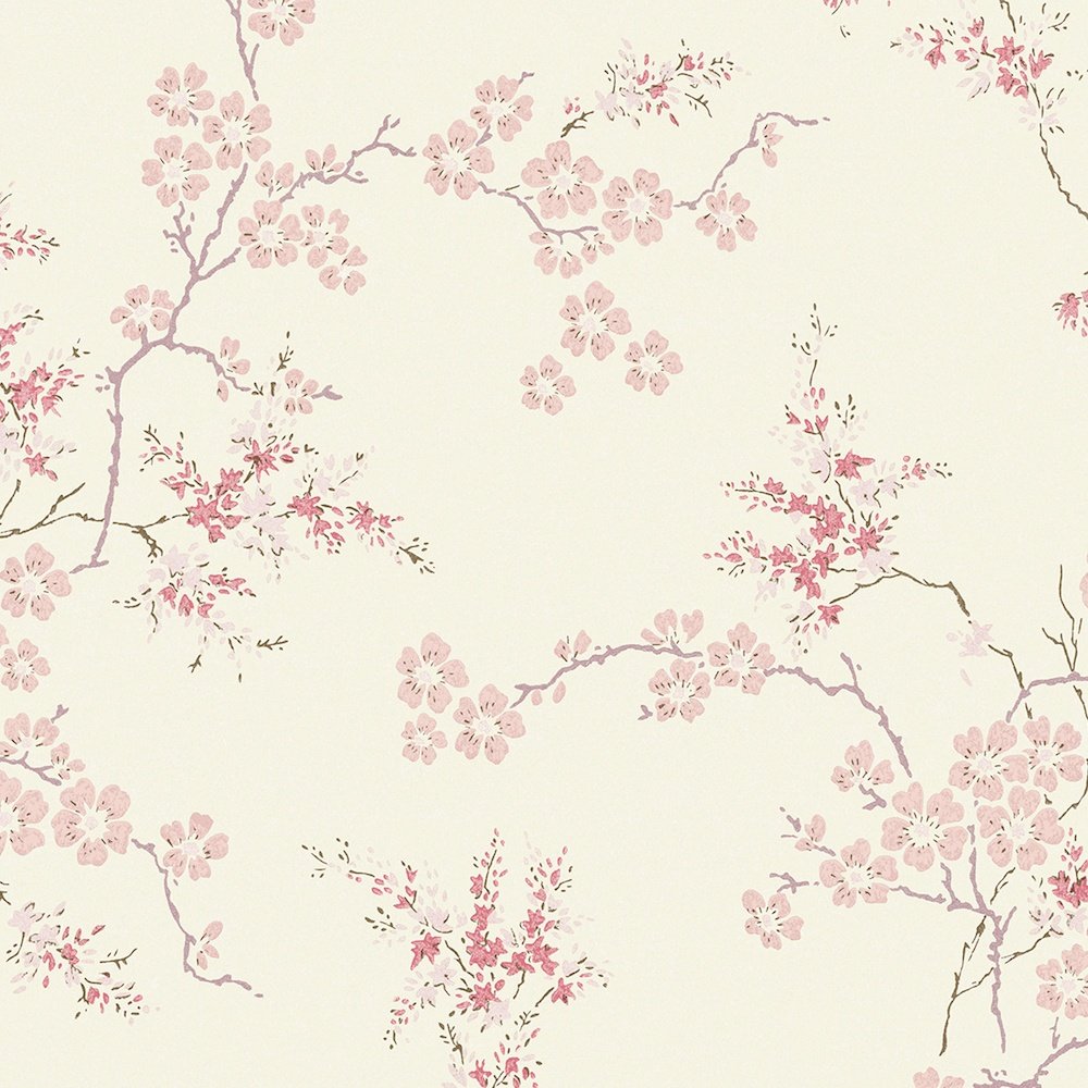 Oriental Blossom Wallpaper - Blush - Laura Ashley - 113388 - Premier Wallcovering