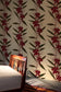 Oriental Orchid Wallpaper - Reds & Greens on Cream - Timorous Beasties - EX/ORO/4004/04 - Premier Wallcovering