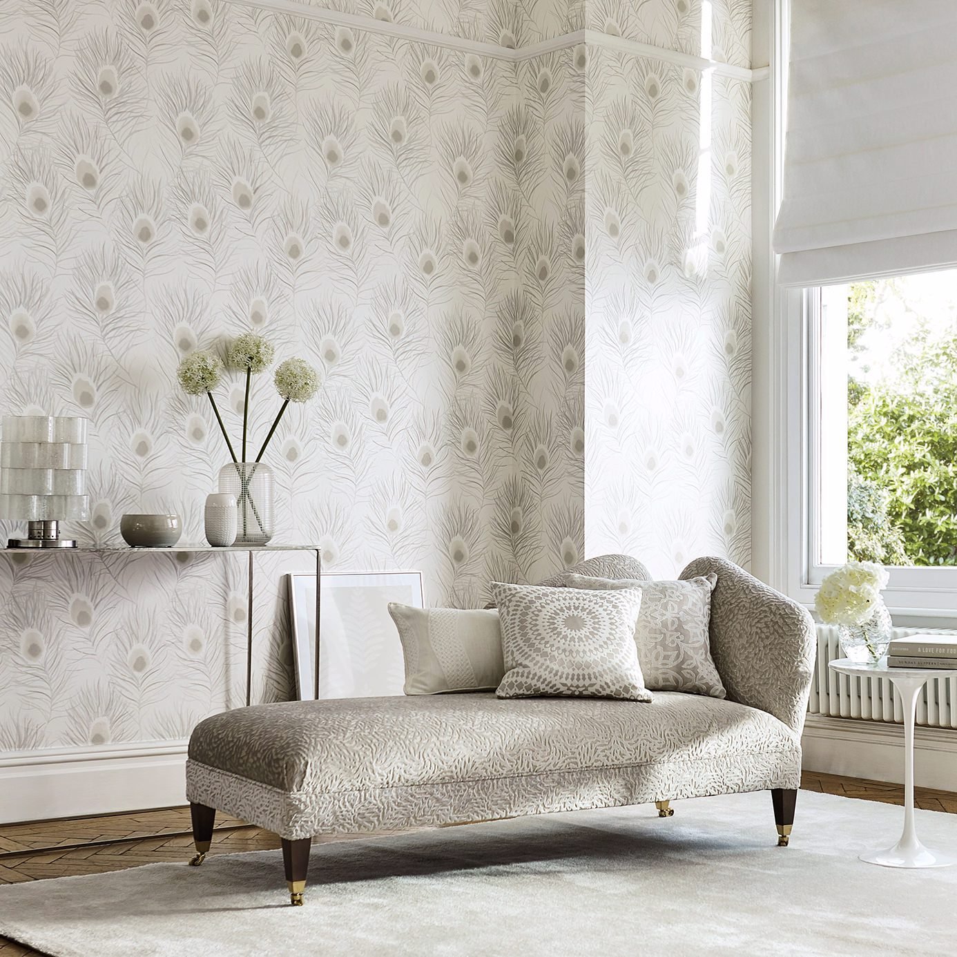 Orlena Wallpaper - Pearl - Harlequin - HPUT111879