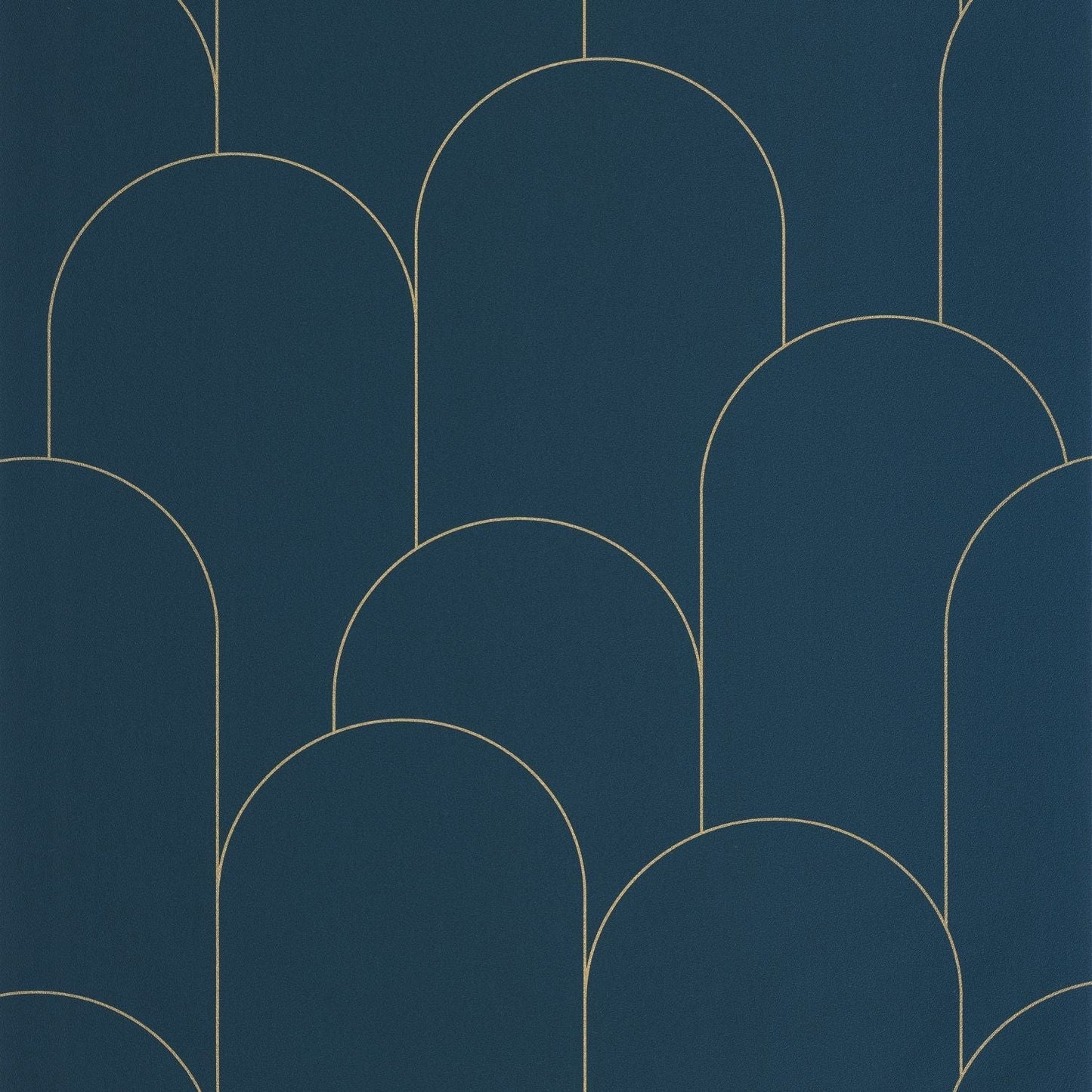 Ornament Wallpaper - Bleu Nuit - Caselio - 105281022