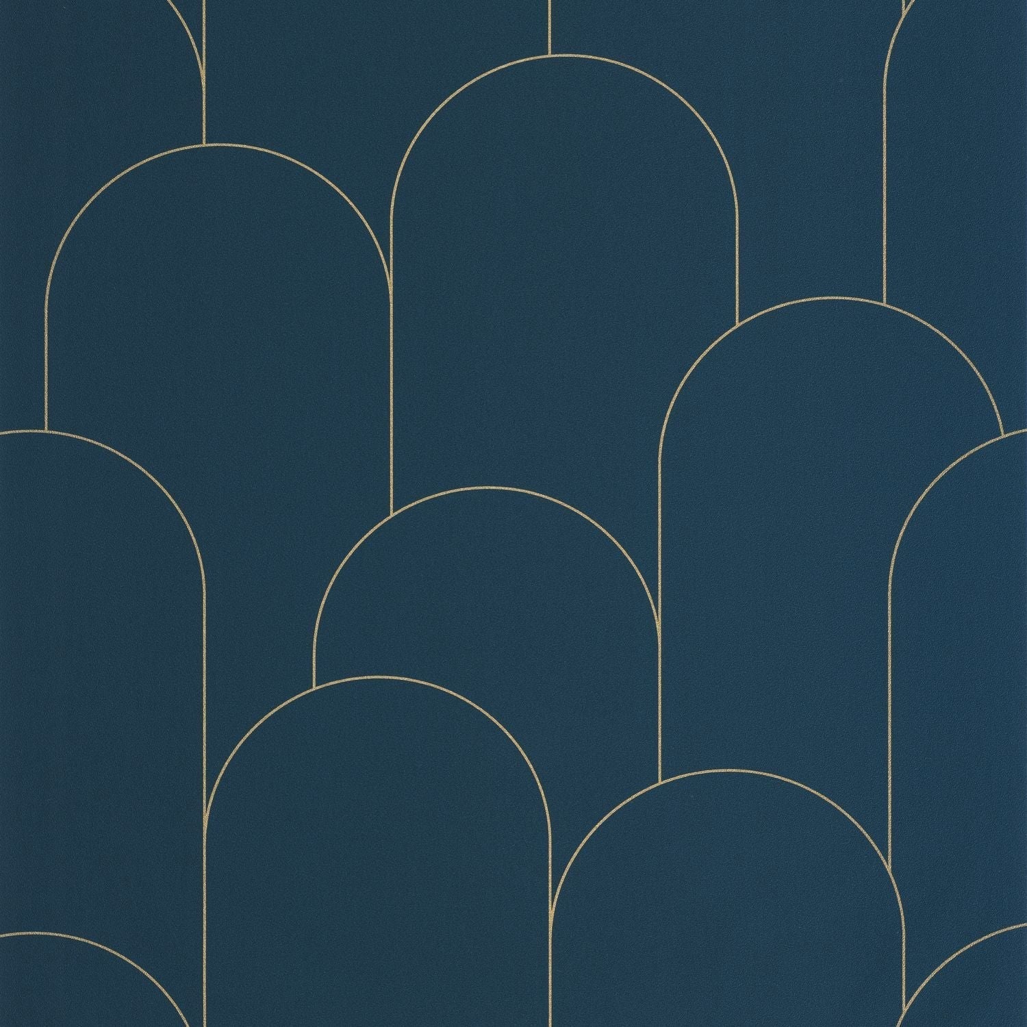 Ornament Wallpaper - Bleu Nuit - Caselio - 105281022