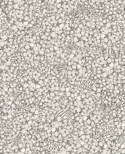 Ortensia Wallpaper - Black & White - 123/9043 - Cole & Son - Premier Wallcovering