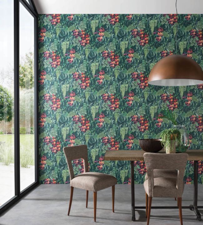 Green Wall Wallpaper