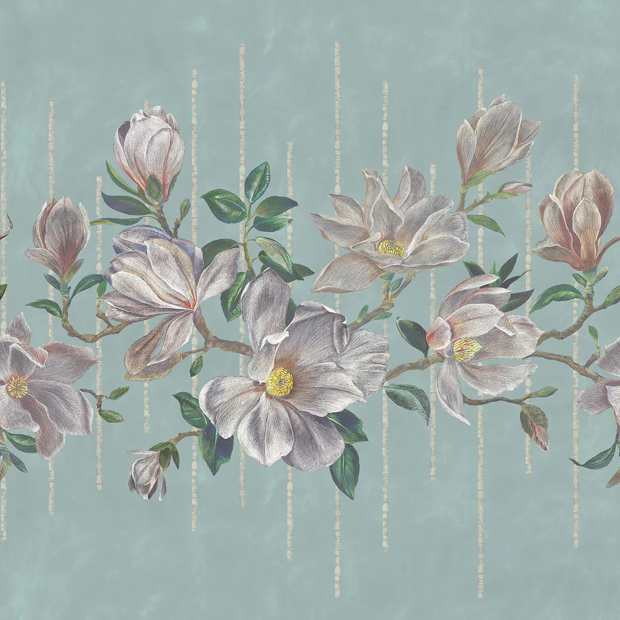 Magnolia Frieze Wallpaper Mural