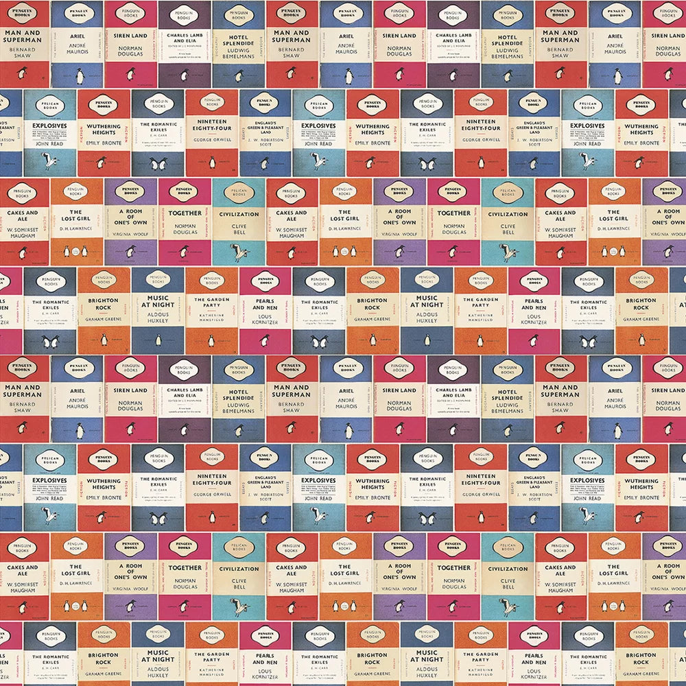 Penguin Library Wallpaper