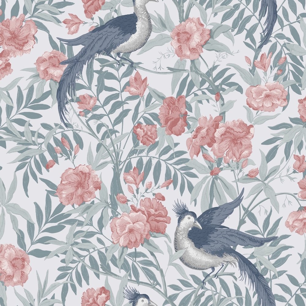 Osterley Wallpaper - Rosewood - Laura Ashley - 114895 - Premier Wallcovering