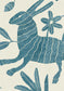 Otomi Wallpaper - Bluebird - Lewis & Wood - Premier Wallcovering