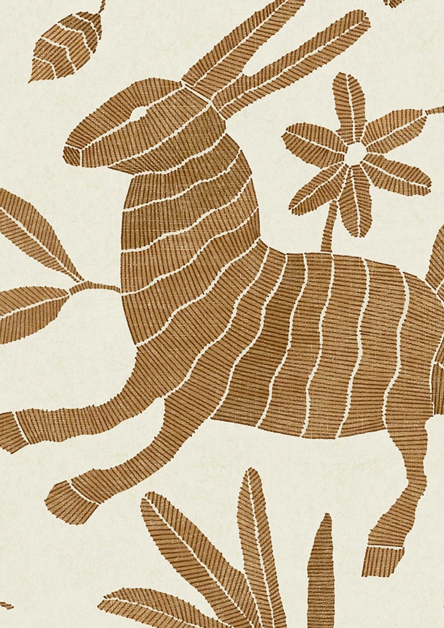 Otomi Wallpaper - Foxy - Lewis & Wood - Premier Wallcovering