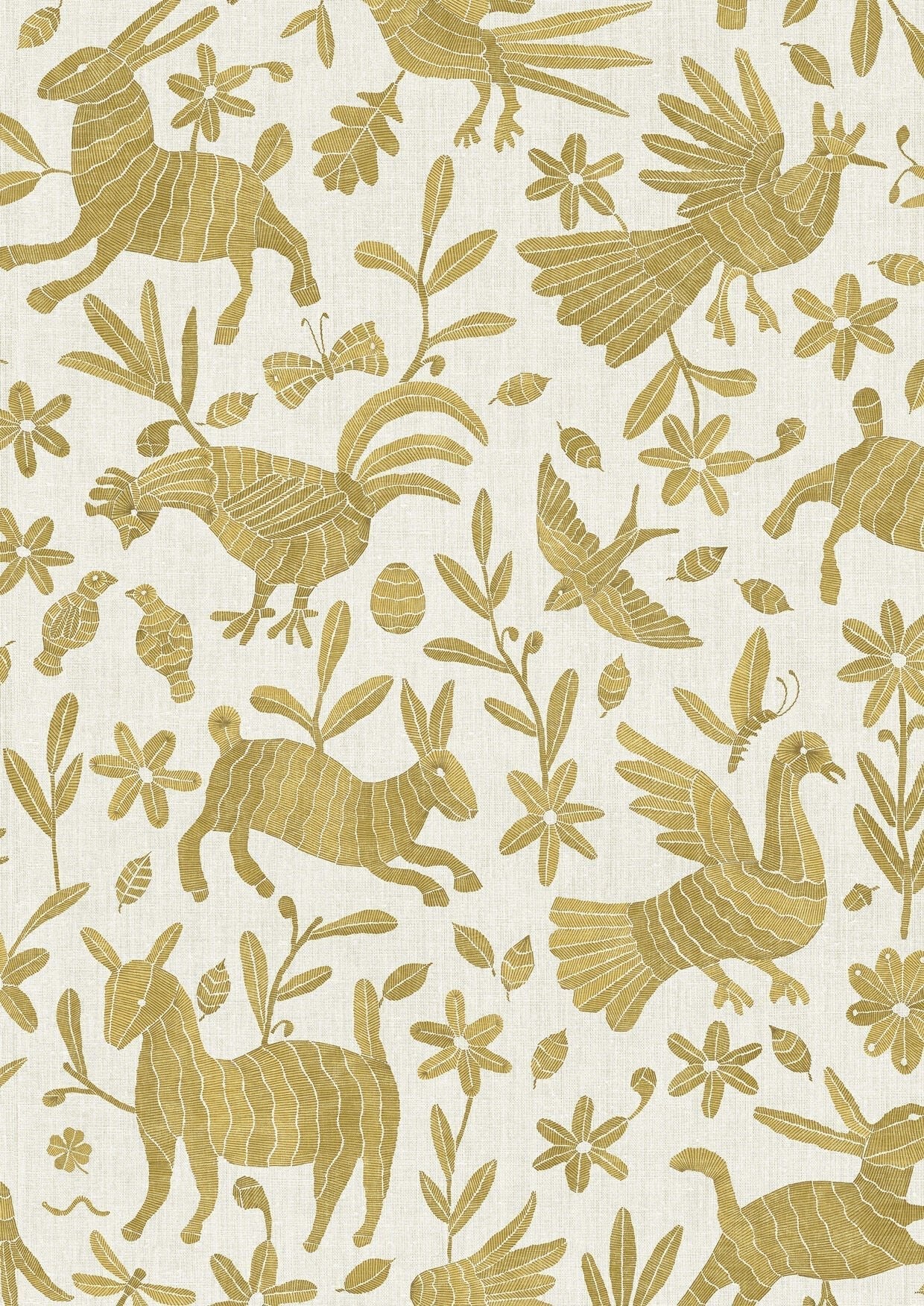 Otomi Wallpaper - Chick - Lewis & Wood - Premier Wallcovering