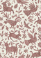 Otomi Wallpaper - Rosy - Lewis & Wood - Premier Wallcovering
