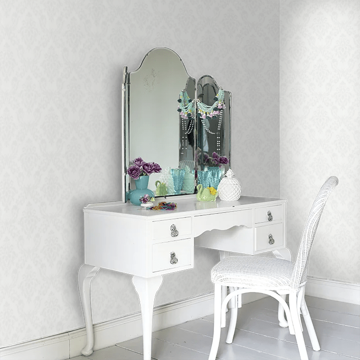 Ottilia Wallpaper - Ivory - Boråstapeter - 38745 - Premier Wallcovering