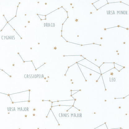 Our Planet Constellations Wallpaper - Blanc - Caselio - 101917125