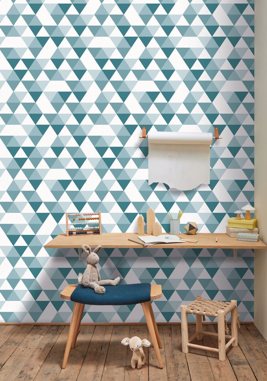 Our Planet Diamond Planet Wallpaper - Bleu - Caselio - 102006011