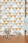 Our Planet Diamond Planet Wallpaper - Ocre - Caselio - 102007100