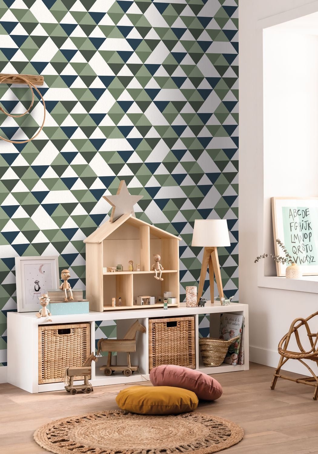 Our Planet Diamond Planet Wallpaper - Vert D'eau - Caselio - 102007432