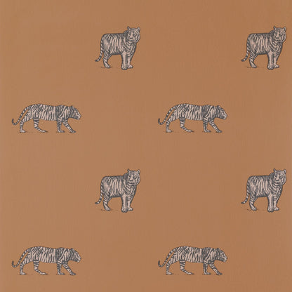 Our Planet Eye Of The Tiger Wallpaper - Camel - Caselio - 101962929