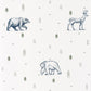 Our Planet Grizzly Bears Wallpaper - Bleu Nuit - Caselio - 101987403