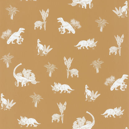 Our Planet Jurassic World Wallpaper - Ocre - Caselio - 101932112