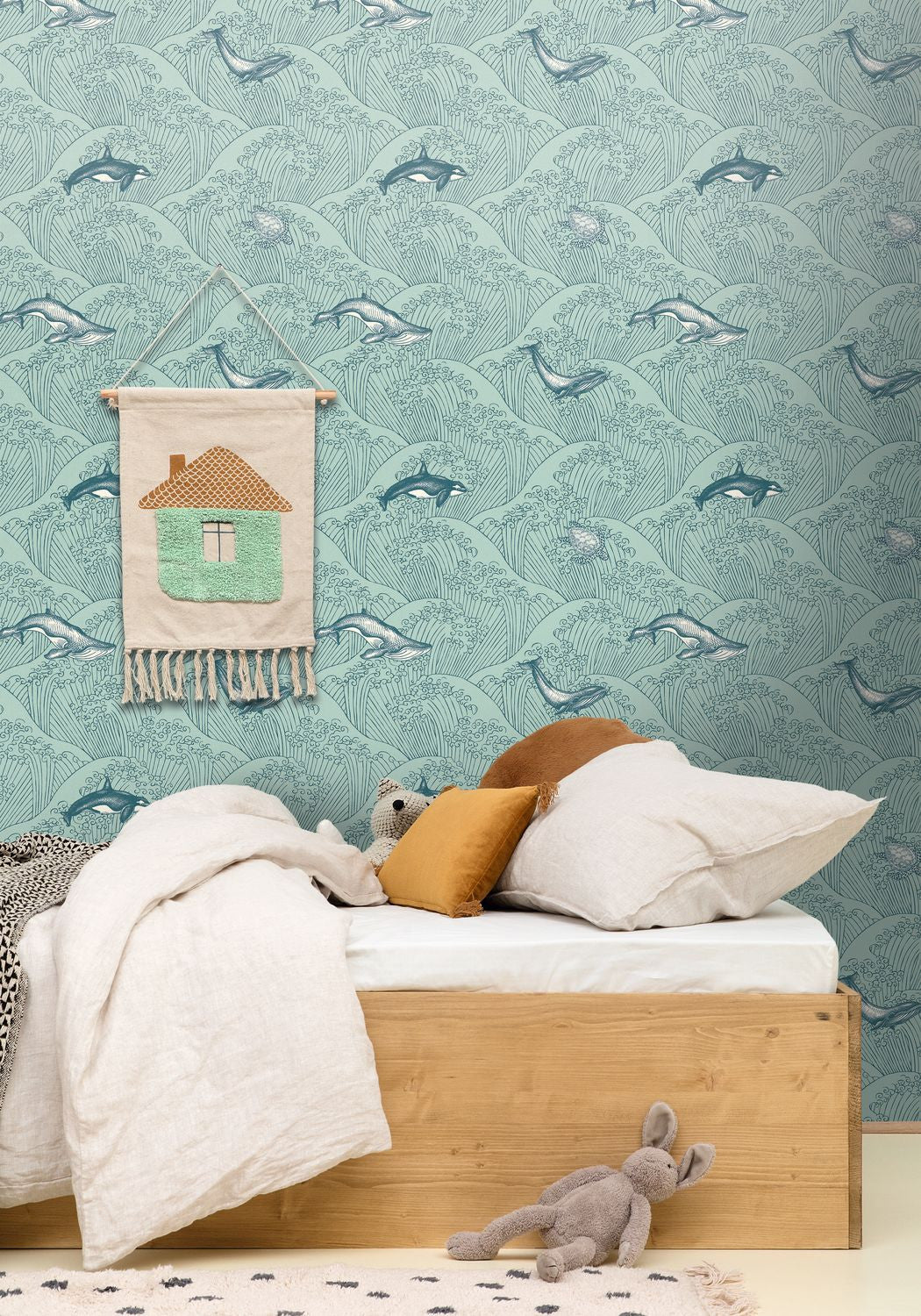 Our Planet Under The Sea Wallpaper - Vert D'eau - Caselio - 102017138