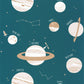 Our Planet Universe Wallpaper - Bleu Jean - Caselio - 101906011