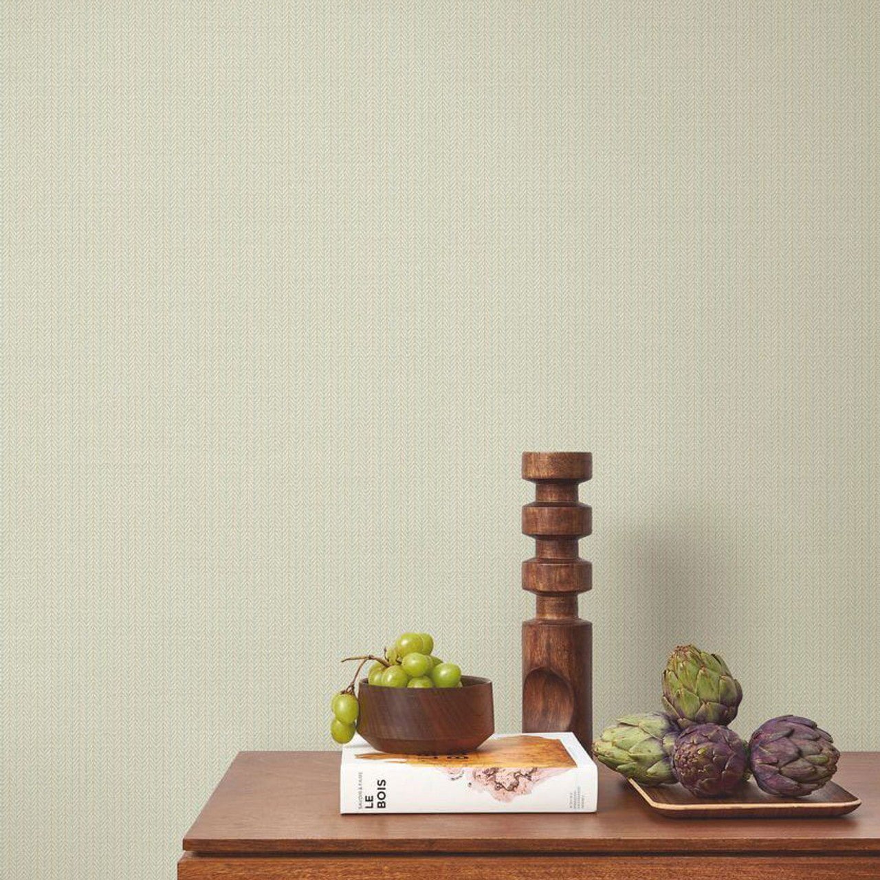 Owen Carnaby Street Wallpaper - Vert Amande - Casadeco - 200537122 - Premier Wallcovering