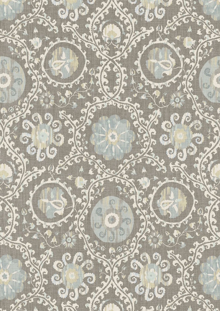 Oxus Wallpaper - Casement Blue - Lewis & Wood - Premier Wallcovering