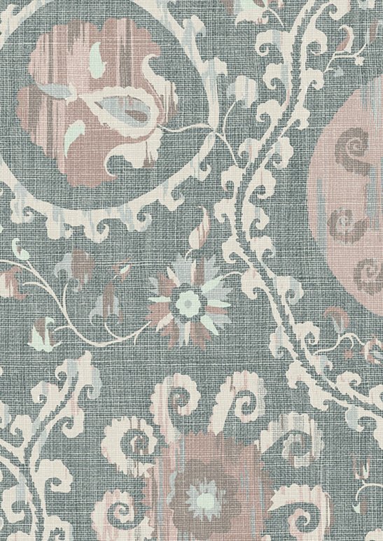 Oxus Wallpaper - Marina Rose - Lewis & Wood - Premier Wallcovering