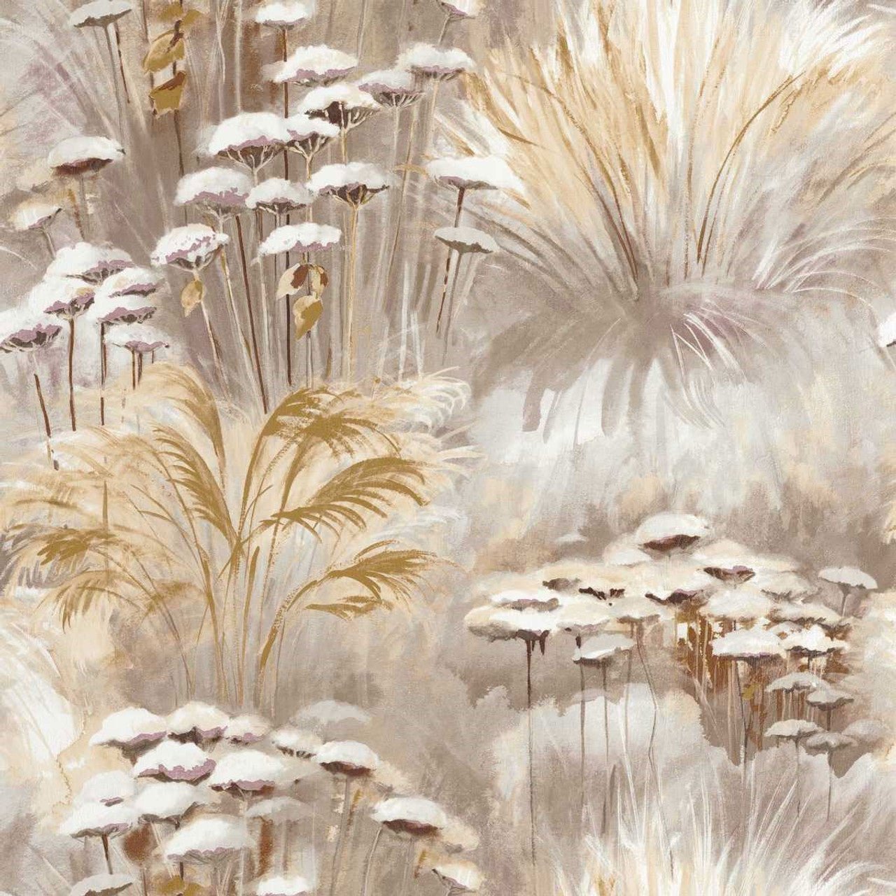 Oyat Sentier Des Dunes Wallpaper - Terre De Sienne - Casadeco - 200948470 - Premier Wallcovering