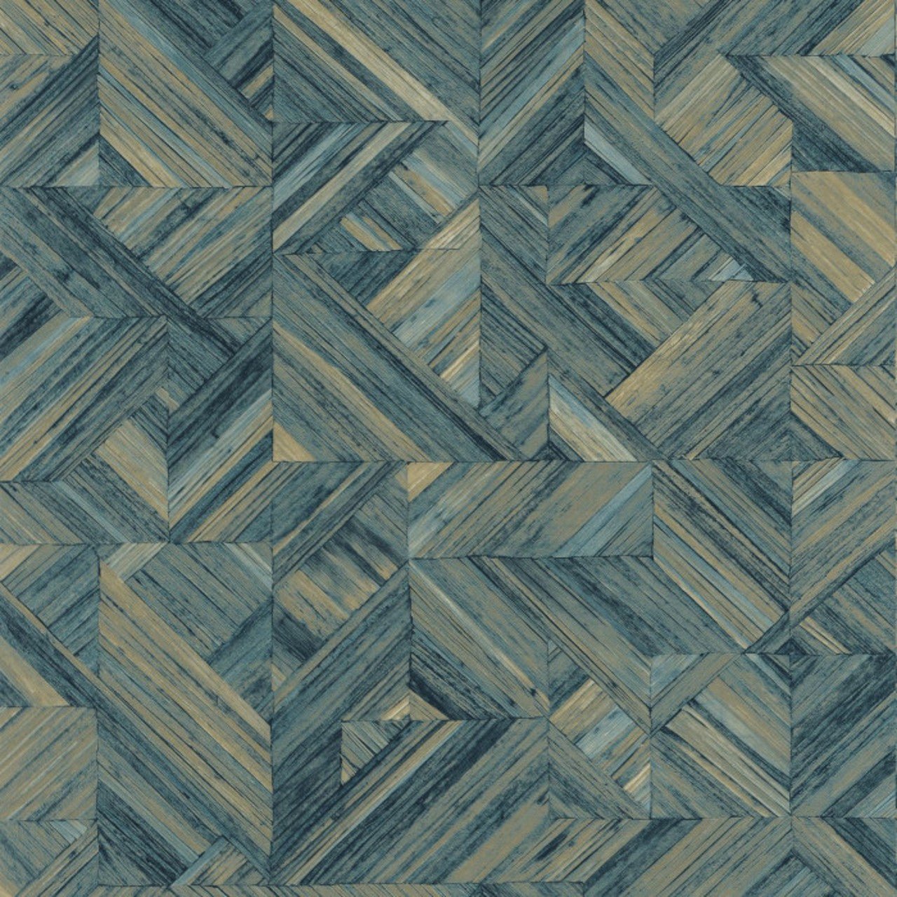 Paille Bali Wallpaper - Bleu Indigo - Casadeco - 88186789 - Premier Wallcovering