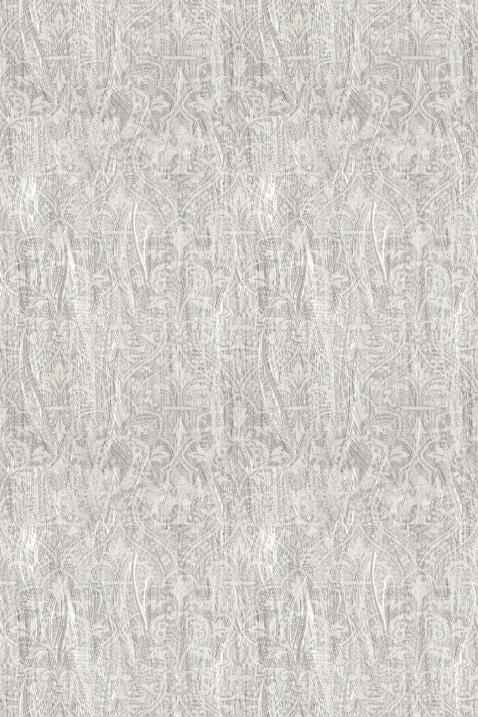Painted Pugin Wallpaper - Grey - Timorous Beasties - STCO/PNTP/SMM/03 - Premier Wallcovering