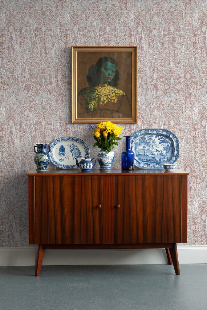 Painted Pugin Wallpaper - Original - Timorous Beasties - STCO/PNTP/SMM/01 - Premier Wallcovering