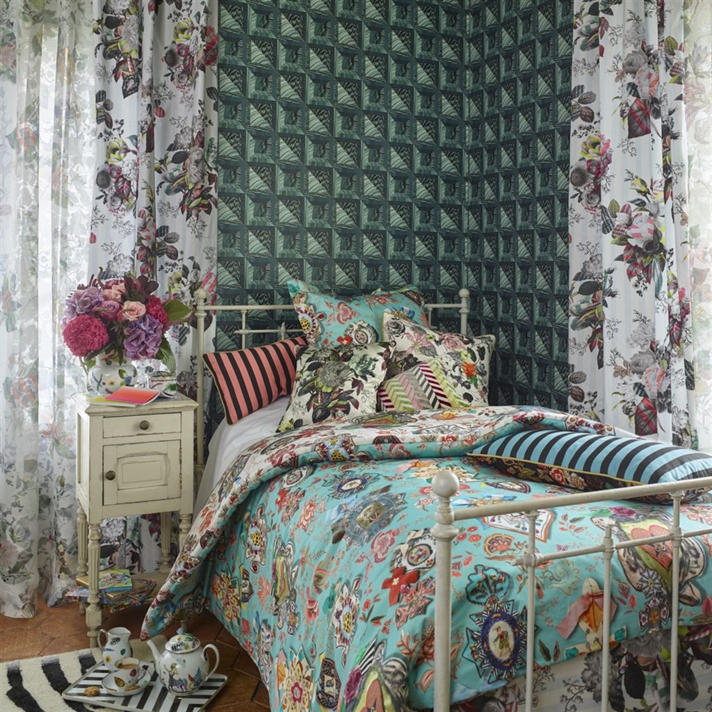 Palais Royal Wallpaper - Vert Billard - Christian Lacroix - PCL696/02 - Premier Wallcovering